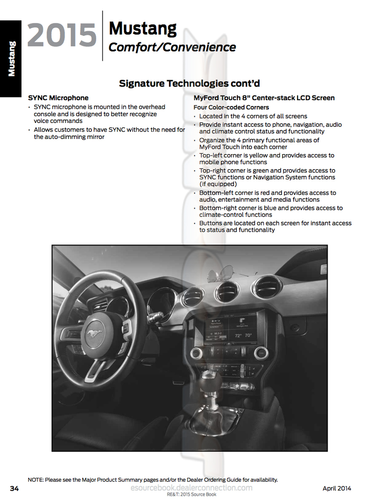 Illustration for article titled This Is The Entire Dealer Guide To The 2015 Mustang